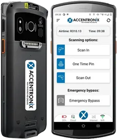 Accentronix handheld licence disc scanner